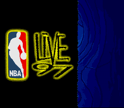 NBA Live '97 (Europe) Title Screen